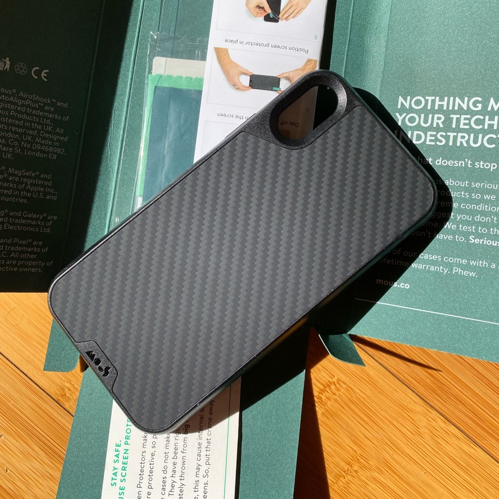 NIB MOUS Aramid Fibre iPhone X case